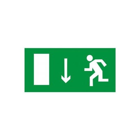 Знак Е 10 Указатель двери эвакуационного выхода (левосторонний)